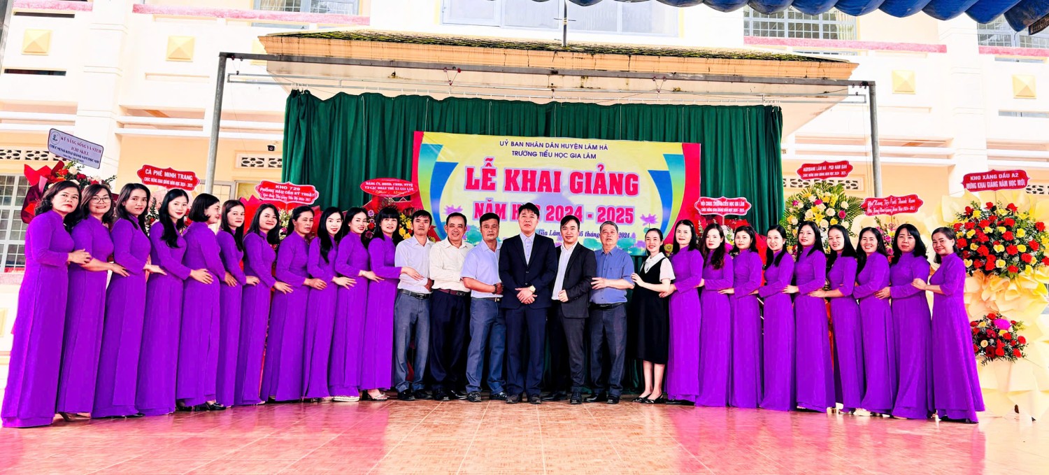 CBQL-GV-NV Trường Tiểu học Gia Lâm năm học 2024-2025